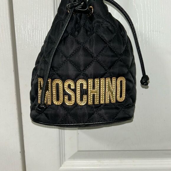 Authentic Moschino Black Nylon Crossbody Bag - Picture 9 of 14
